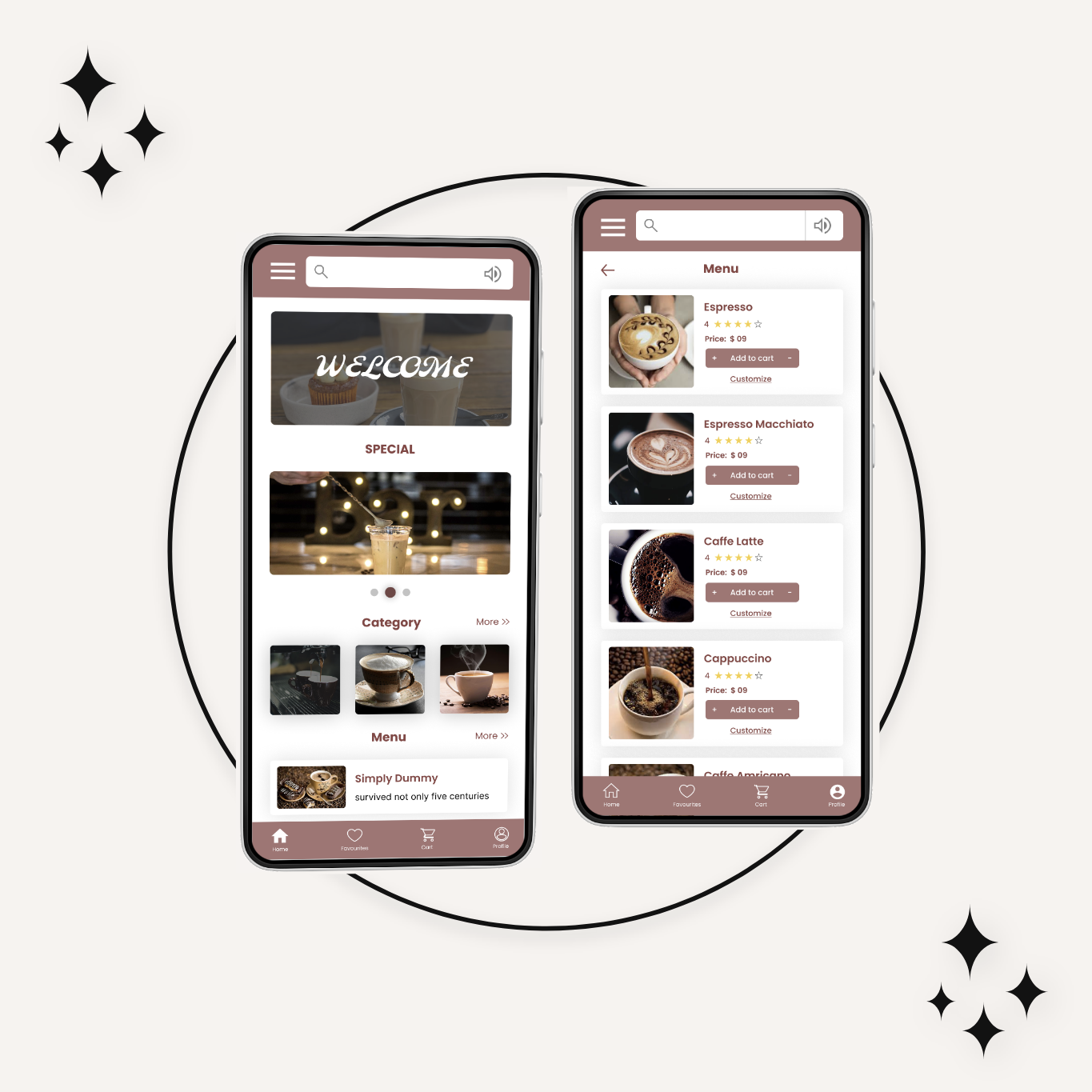 Hometown cafe app