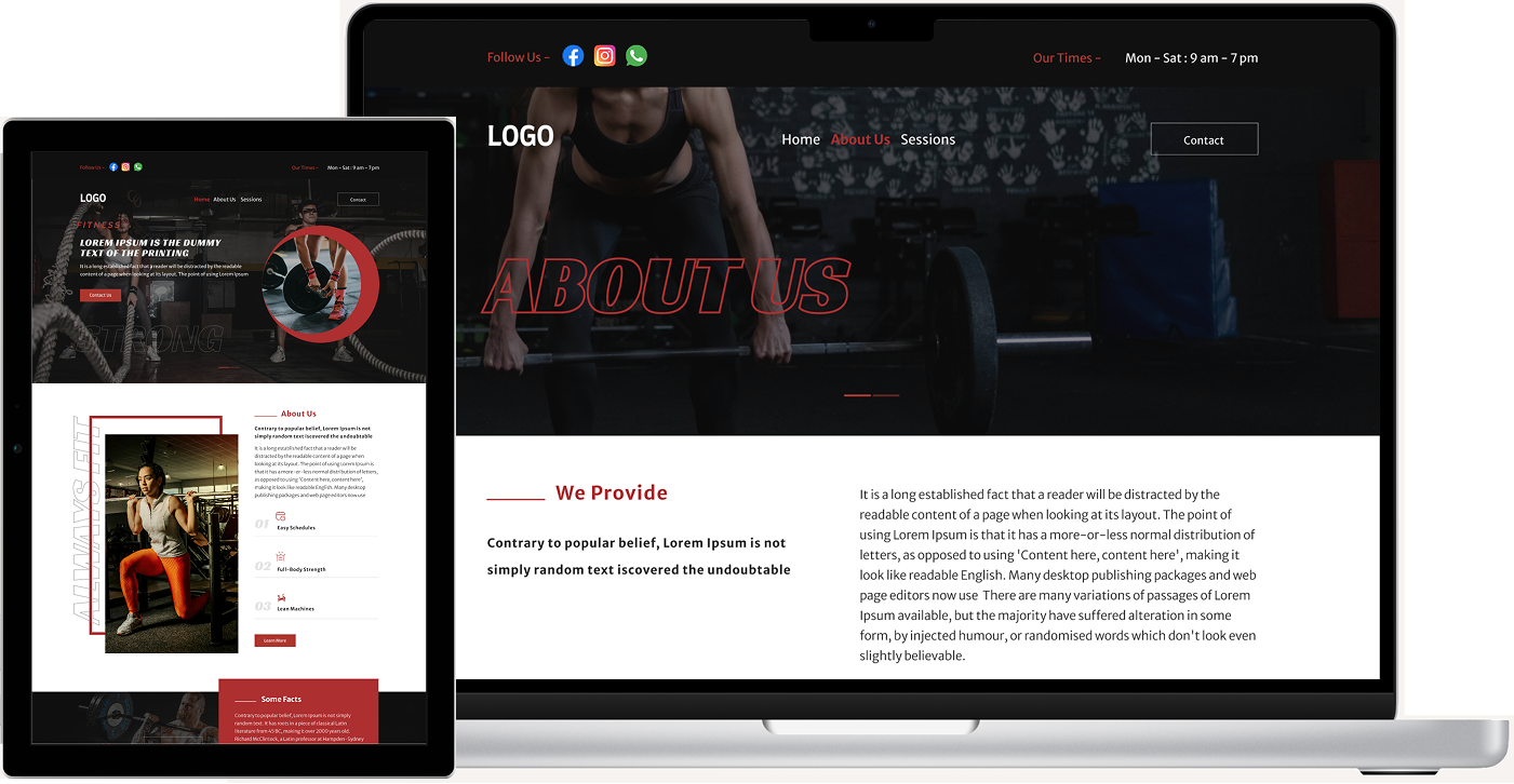 Mockup- SportFit